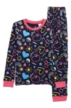 Tucker + Tate Kids' Glow In Navy Peacoat Happiness Glow