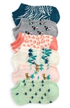 Tucker + Tate Kids' Assorted 6-pack Low Cut Socks In Jungle Print Pack