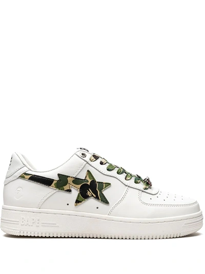 A Bathing Ape Bape Sta 运动鞋 In White