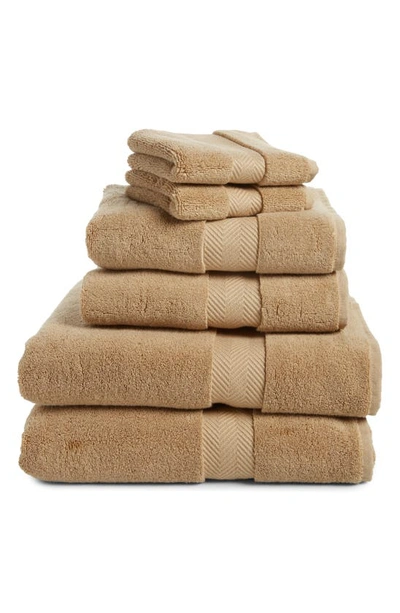 Nordstrom 6-piece Hydrocotton Bath Towel, Hand Towel & Washcloth Set In Beige Nougat