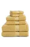 Nordstrom 6-piece Hydrocotton Bath Towel, Hand Towel & Washcloth Set In Yellow Cocoon
