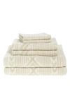 Pendleton Ganado Stripe 6-piece Towel Set In Antique White