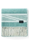 Pendleton Rio Canyon Fringe Throw Blanket In Oil Blue