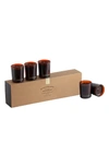 Archipelago Botanicals Botanico De Havana 5-piece Votive Candle Set In Brown