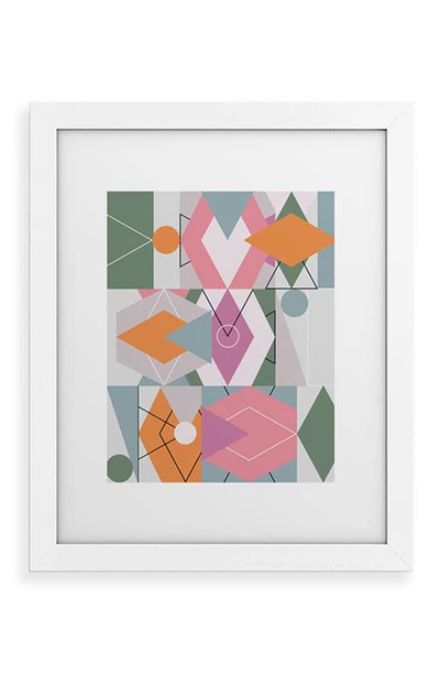 Deny Designs Graphic Framed Wall Art In White Frame 18x24