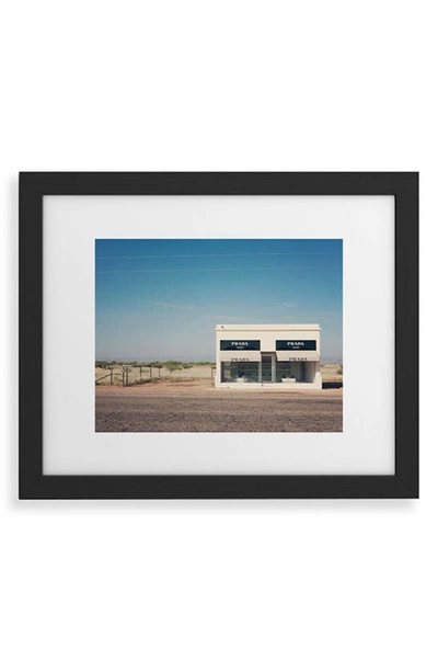 Deny Designs Irony In Black Frame 18x24