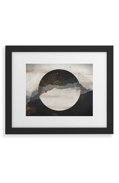 Deny Designs Another World Framed Art Print In Black Frame 13x19