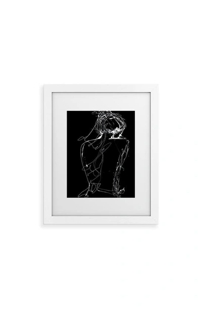Deny Designs Virginia By Night Framed Art Print In White Frame 16x20