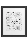 Deny Designs Solar System Framed Art Print In Black Frame 11x14