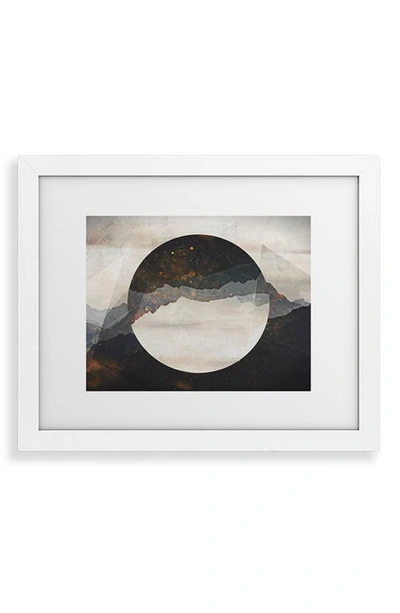 Deny Designs Another World Framed Art Print In White Frame 11x14