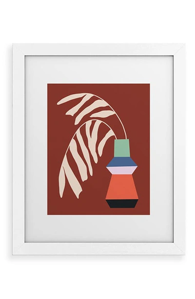 Deny Designs Quiet Art Framed Wall Art In White Frame 16x20