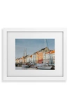Deny Designs Copenhagen Framed Wall Art In White Frame 13x19