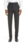 CANALI D7 TEXTURED WOOL TROUSERS,EF00337101780121
