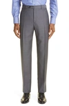 CANALI FLAT FRONT WOOL TROUSERS,EF00337119780121