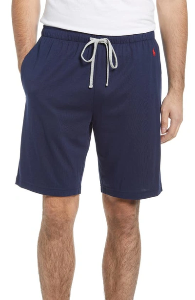 Polo Ralph Lauren Supreme Comfort Sleep Shorts In Cruise Navy