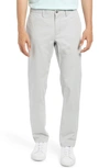 Open Edit Slim Fit Chino Pants In Grey Silk