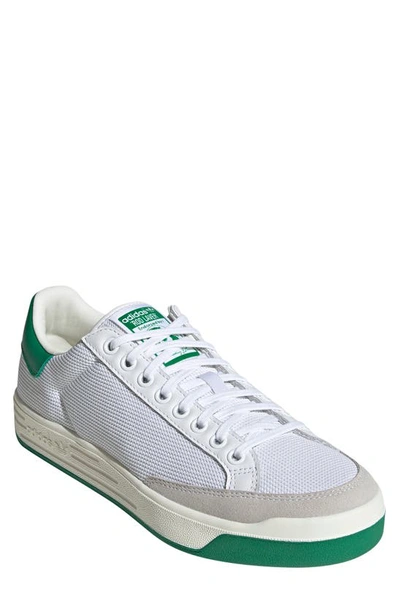 Adidas Originals Rod Laver Vintage Leather Sneaker In White