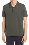 Vince Classic Regular Fit Polo In Pine Needle