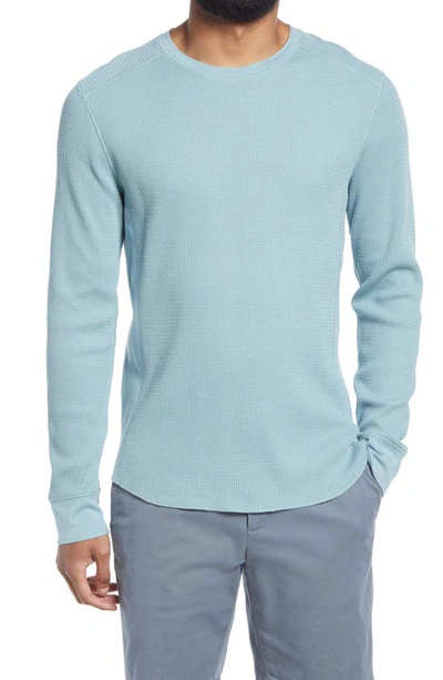 Vince Regular Fit Long Sleeve Thermal Top In Refresh