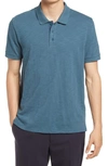 Vince Classic Regular Fit Polo In Stargazer