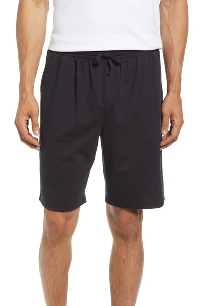 Nordstrom Stretch Knit Lounge Shorts In Black