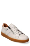 Mephisto Henrik Low Top Sneaker In Off White Leather