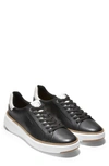 Cole Haan Men's Grand-pro Topspin Sneakers In Black Leather / White