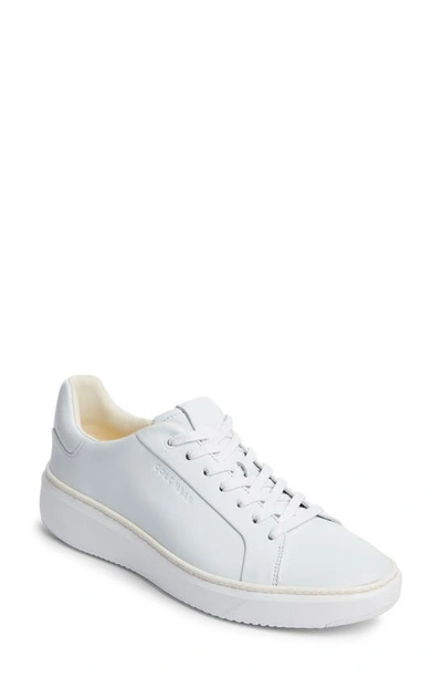 Cole Haan Grandpro Topspin Trainer In Optic White/ Optic White