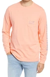 Vineyard Vines Long Sleeve T-shirt In Toucan