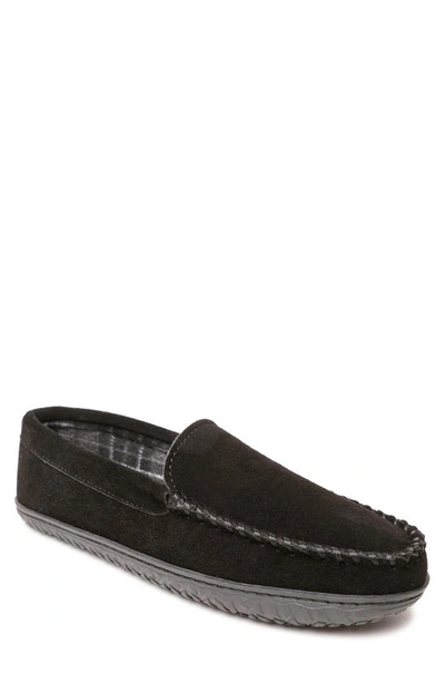 Minnetonka Talon Venetian Slipper In Charcoal