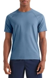 Rhone Crew Neck Short Sleeve T-shirt In Morning Blue