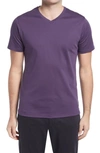 Robert Barakett Georgia Regular Fit V-neck T-shirt In Imperial Purple