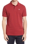 Barbour Sports Classic Fit Pique Polo In Biking Red