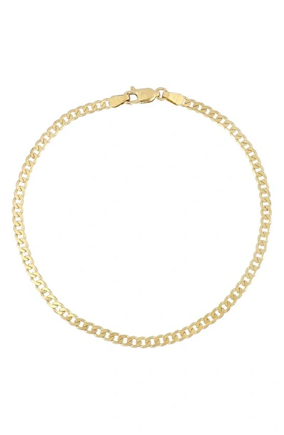 Bony Levy 14k Gold Flat Curve Chain Bracelet In 14k Yellow Gold