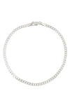 Bony Levy 14k Gold Curb Flat Chain Bracelet In 14k White Gold