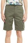 Selected Homme Ricko Stretch Cotton Cargo Shorts In Beetle