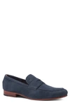 Gordon Rush Men's Cartwright Premium Slip On Penny Loafers In Navy