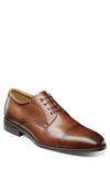 Florsheim Postino Mens Leather Lace Up Oxfords In Cognac