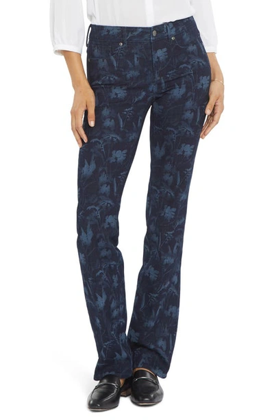 Nydj Marilyn Straight Leg Jeans In Bishop Floral Multi