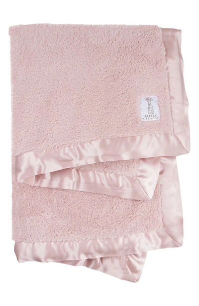 Little Giraffe Infant Unisex Luxe Blanket - Baby In Dusty Pink