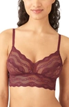 B.tempt'd By Wacoal Lace Kiss Bralette In Windsor Wine