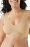 True & Co. True Body Lift Full V-neck Bralette In Desert