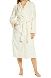 Nordstrom Bliss Plush Robe In Ivory Vanilla