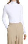 Halogenr Funnel Neck Top In White