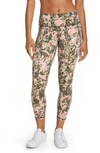 Sweaty Betty Power Pocket Workout Leggings In Green Floral Texture Print