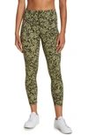 Sweaty Betty Power Pocket Workout Leggings In Green Undercover Floral Print