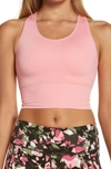 Sweaty Betty Stamina Longline Sports Bra In Calypso Pink