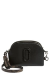 The Marc Jacobs Shutter Leather Camera Crossbody Bag In Black