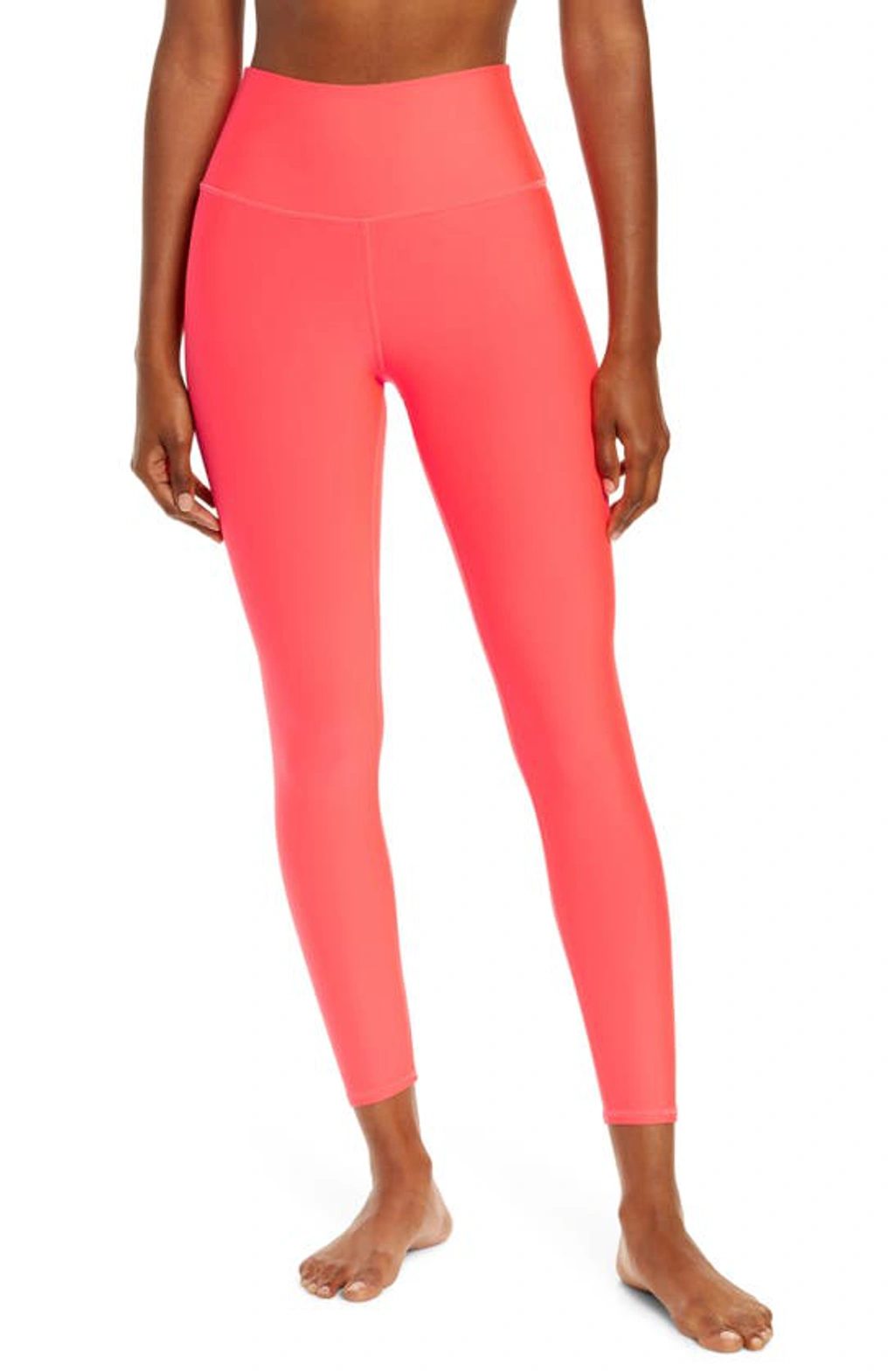 Alo Yoga Airlift High Waist 7/8 Leggings In Pink Lava | ModeSens
