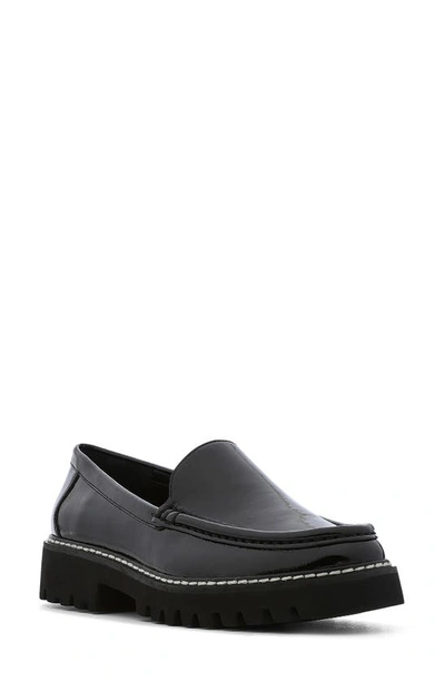 Donald Pliner Hope Platform Loafer In Black